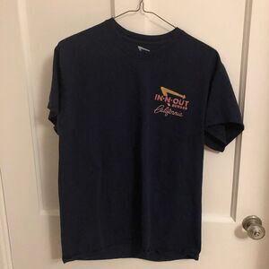 NWOT- navy in and out burger tee shirt